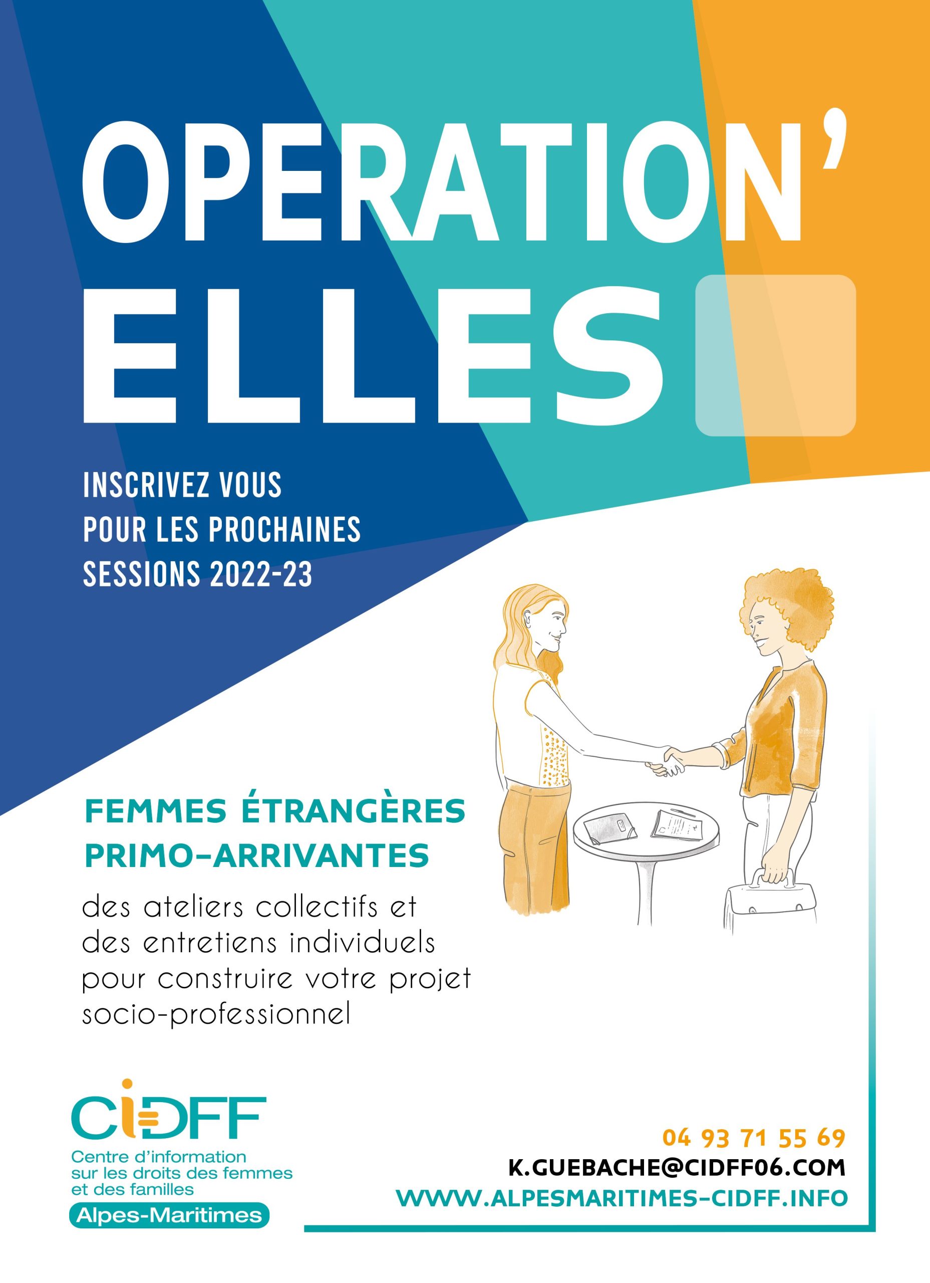 flyer operation'elles - CIDFF Alpes Maritimes